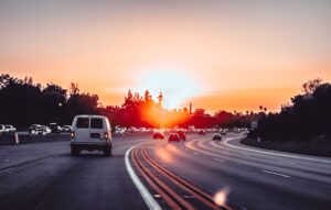Traffic on a highway